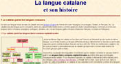 La langue catalane et son histoire